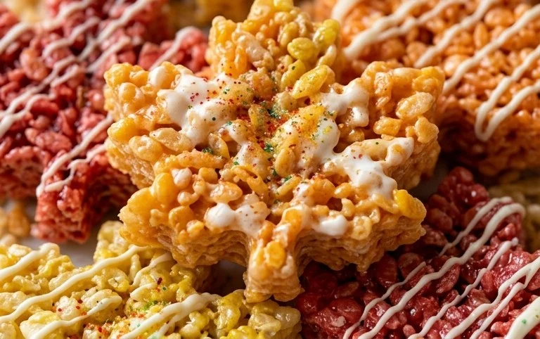 Fall Leaves Rice Krispie Treats