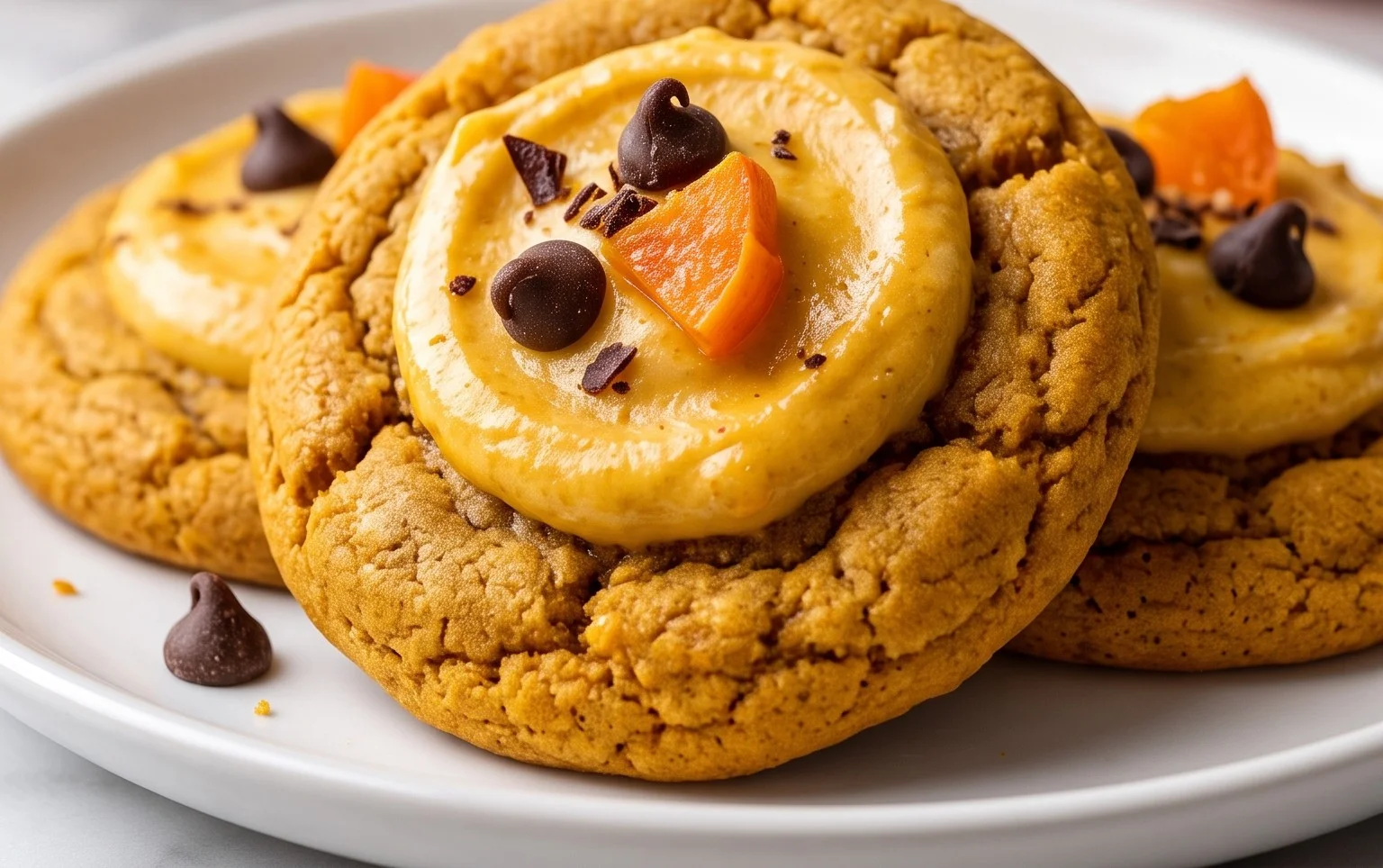 Pumpkin Cheesecake Cookies