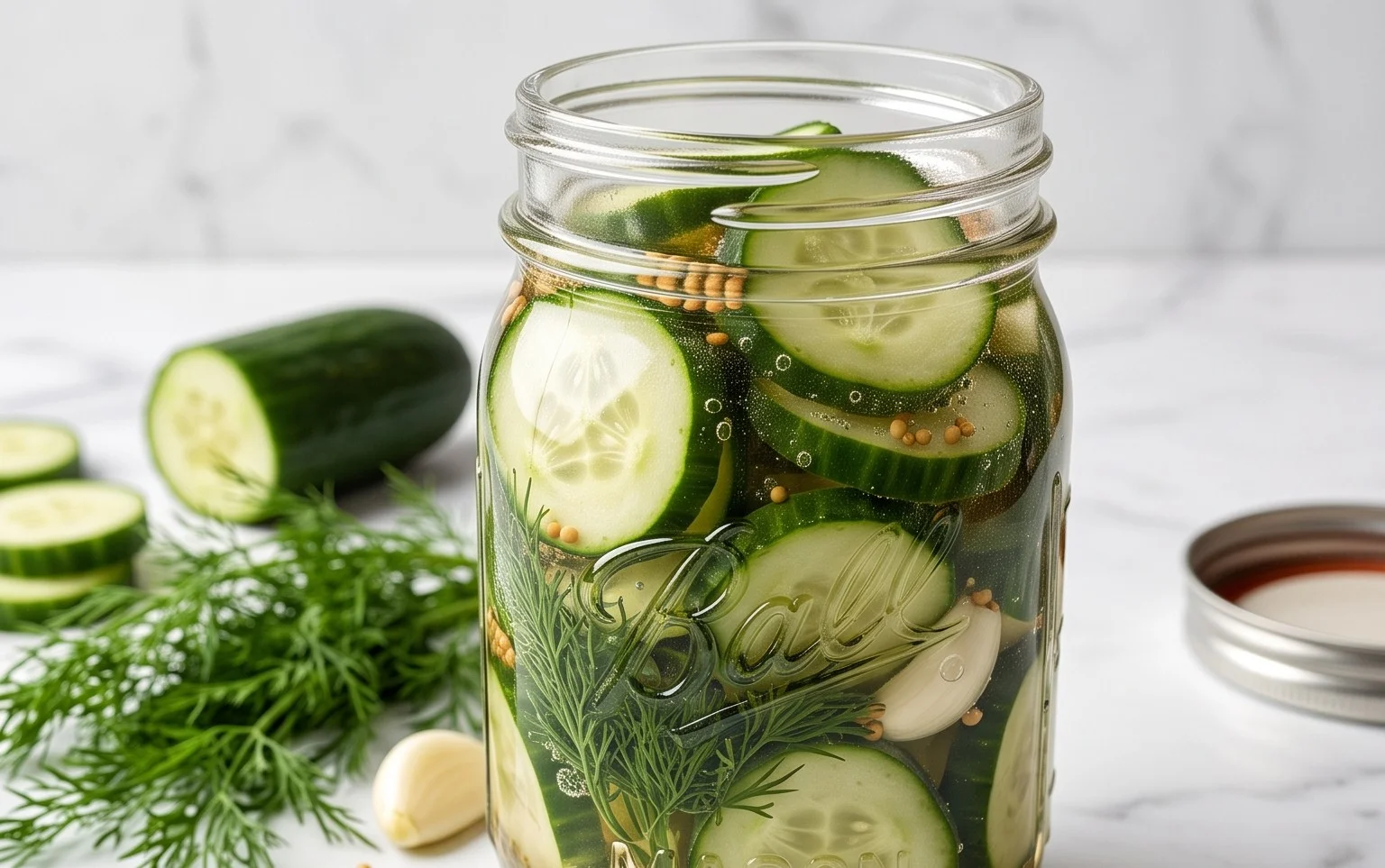 Quick & Easy Homemade Cucumber Pickles