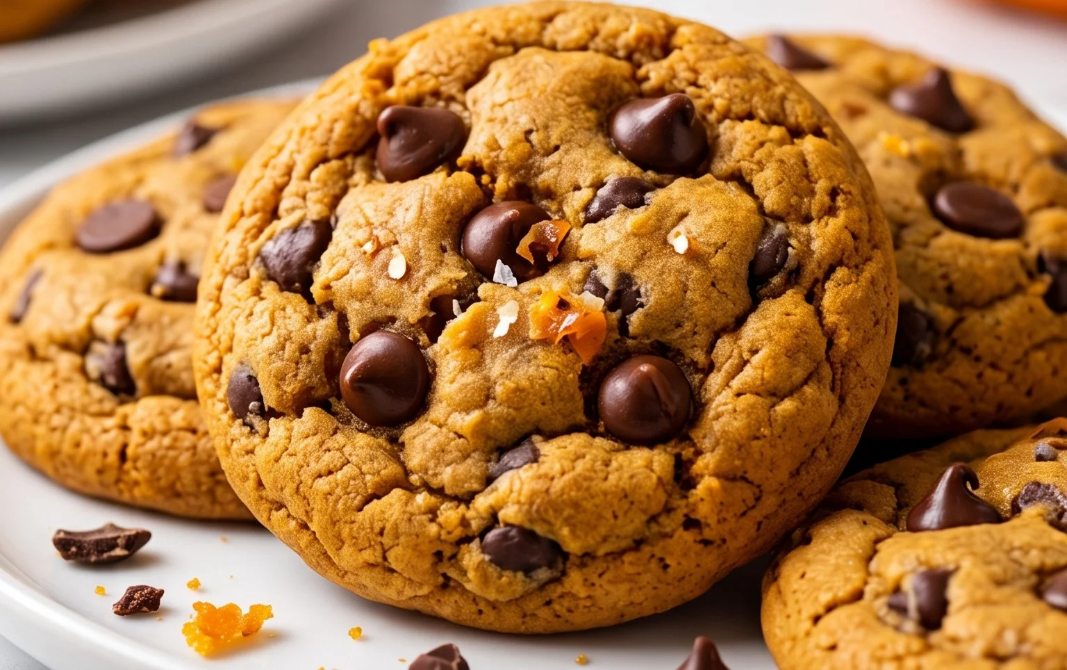 Pumpkin Chocolate Chip Cookies
