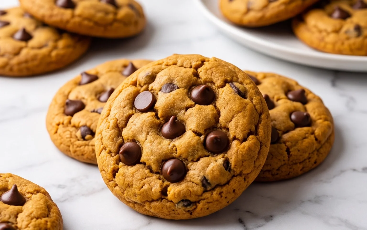 Warm Pumpkin Chocolate Chip Cookies-Fall Favorite